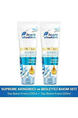 Head & Shoulders Supreme Arındırıcı Tüm Saç Tipleri İçin Saç Kremi 2 x 220 ml